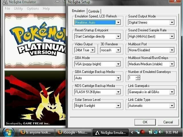 what are the controls for gba emulator on mac